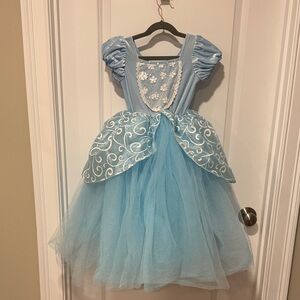 Blue Princess Cinderella Dress Kids Costume
